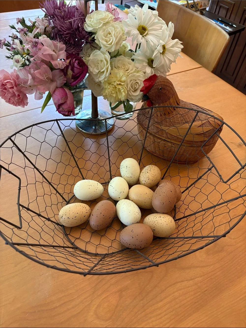 Farmers Market Wire Basket Urban chickens 🐓